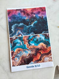 Water Soluble Transfer Paper - Geode Print Three (Set Of Four)