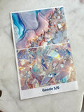 Water Soluble Transfer Paper - Geode Print Three (Set Of Four)