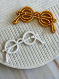 Harry Potter Round Glasses Bookmark Cutter