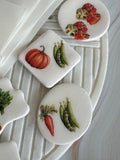 Fruits and Vegetables Transfer Paper And Five Cutters Set (Makes Great Magnet)