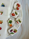 Fruits and Vegetables Transfer Paper And Five Cutters Set (Makes Great Magnet)