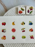 Fruits and Vegetables Transfer Paper And Five Cutters Set (Makes Great Magnet)