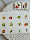 Fruits and Vegetables Transfer Paper And Five Cutters Set (Makes Great Magnet)