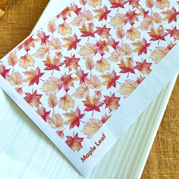 Water Soluble Transfer Paper - Maple Leaf