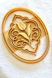 Tulip Inlay Trinket Dish Cutter
