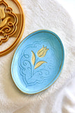 Tulip Inlay Trinket Dish Cutter