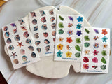 Water Soluble Transfer Paper - Tropical Print Two(Set Of Four)