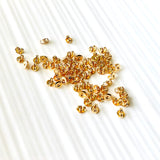 Gold-plated brass, hypo-allergenic, Earnuts