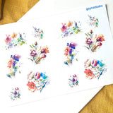 Water Soluble Transfer Paper - Flower Bouquet 1