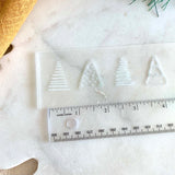 Doodle Christmas Tree Acrylic Texture Plate and Cutter