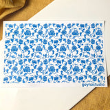 Water Soluble Transfer Paper - Blue China Pattern