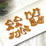 Christmas Cutter Bundle 1 (set of 3 cutters and stamps)