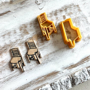 Van Gogh inspired Chair Cutter and Stamp Set