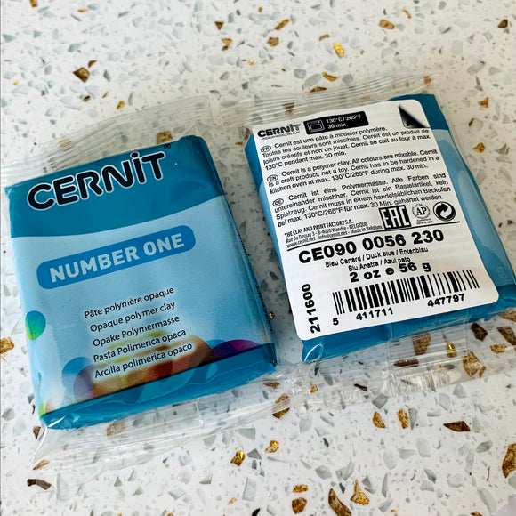 Cernit Clay - Number One - Duck Blue