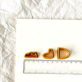 Small Abstract Cutter Sets I Earring Cutter I 3D Printed Cutter I Polymer Clay Tool I Clay Shapes I Clay Tools I Jewellery Making