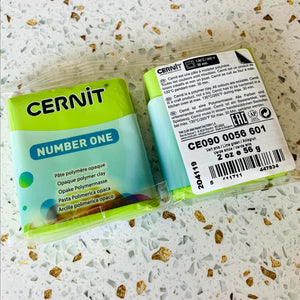 Cernit Clay - Number One - Lime Green