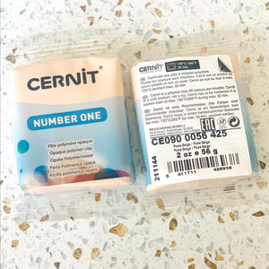 Cernit Clay - Number One - Rose Beige