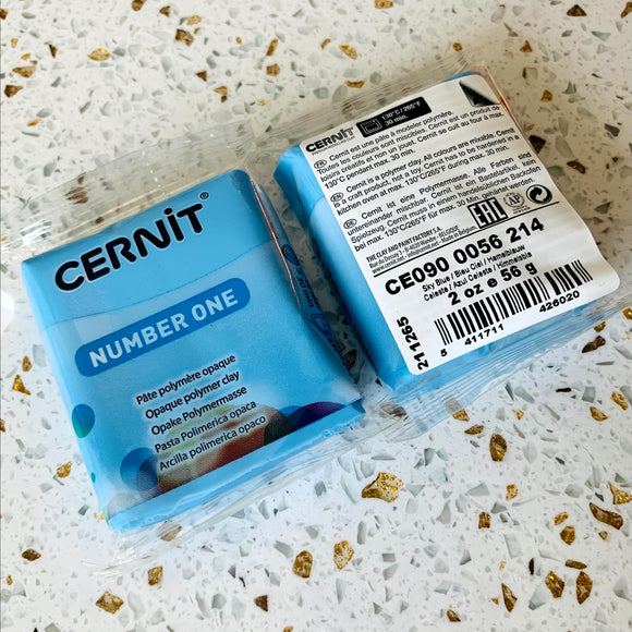 Cernit Clay - Number One - Sky Blue