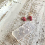 Tiny Silicone Mold Strawberry and Flower