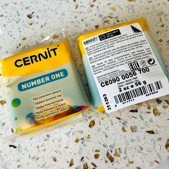 Cernit Clay - Number One - Yellow